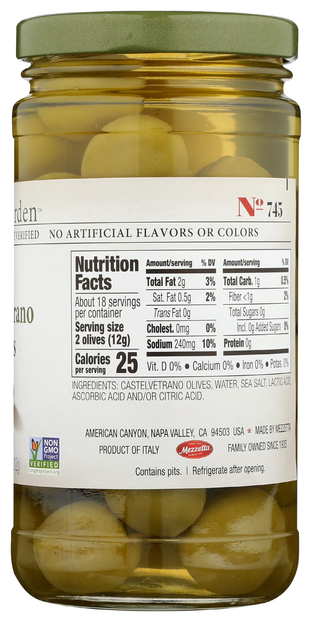Jeff's Garden Castelvetrano olives in salads for color and mild flavor.