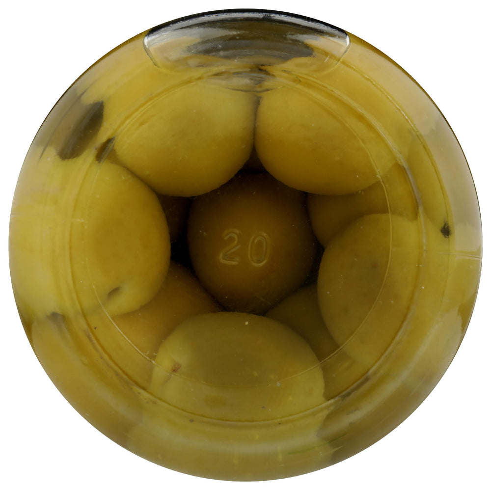 Jeff's Garden Castelvetrano olives packaging front keeps freshness intact.