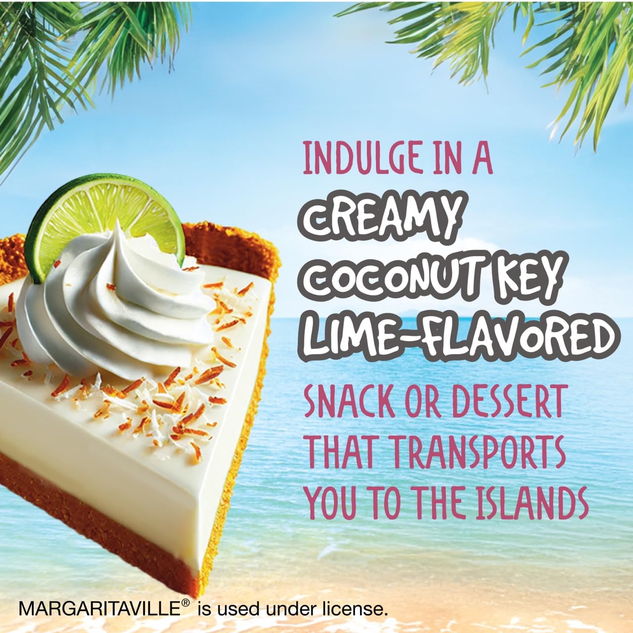 Prepared Margaritaville coconut key lime pudding in a bowl ready to chill