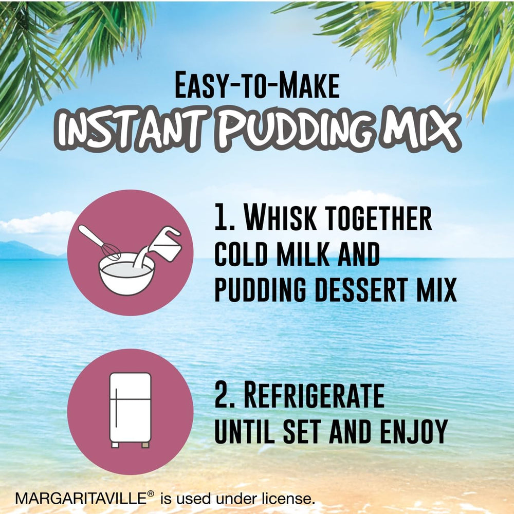 Pudding as ice cream topping suggesting a tropical coconut key lime delight