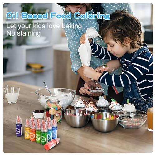 Jelife vegan gluten-free oil color marks safe kitchen crafting.