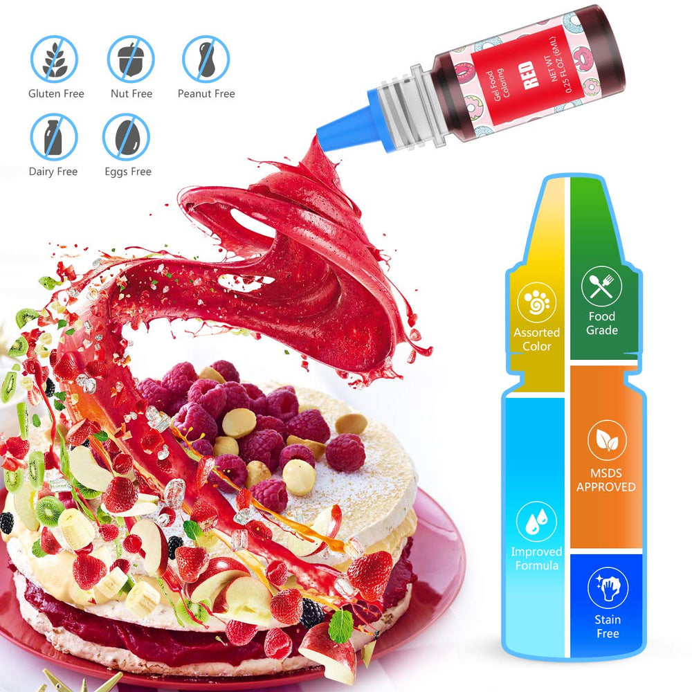 Jelife royal icing coloring for precise, clean color applications