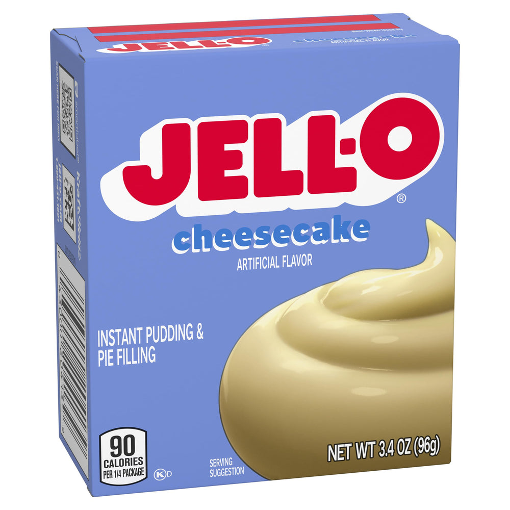 Jell-O Cheesecake pudding served as pie filling, highlighting versatile use.