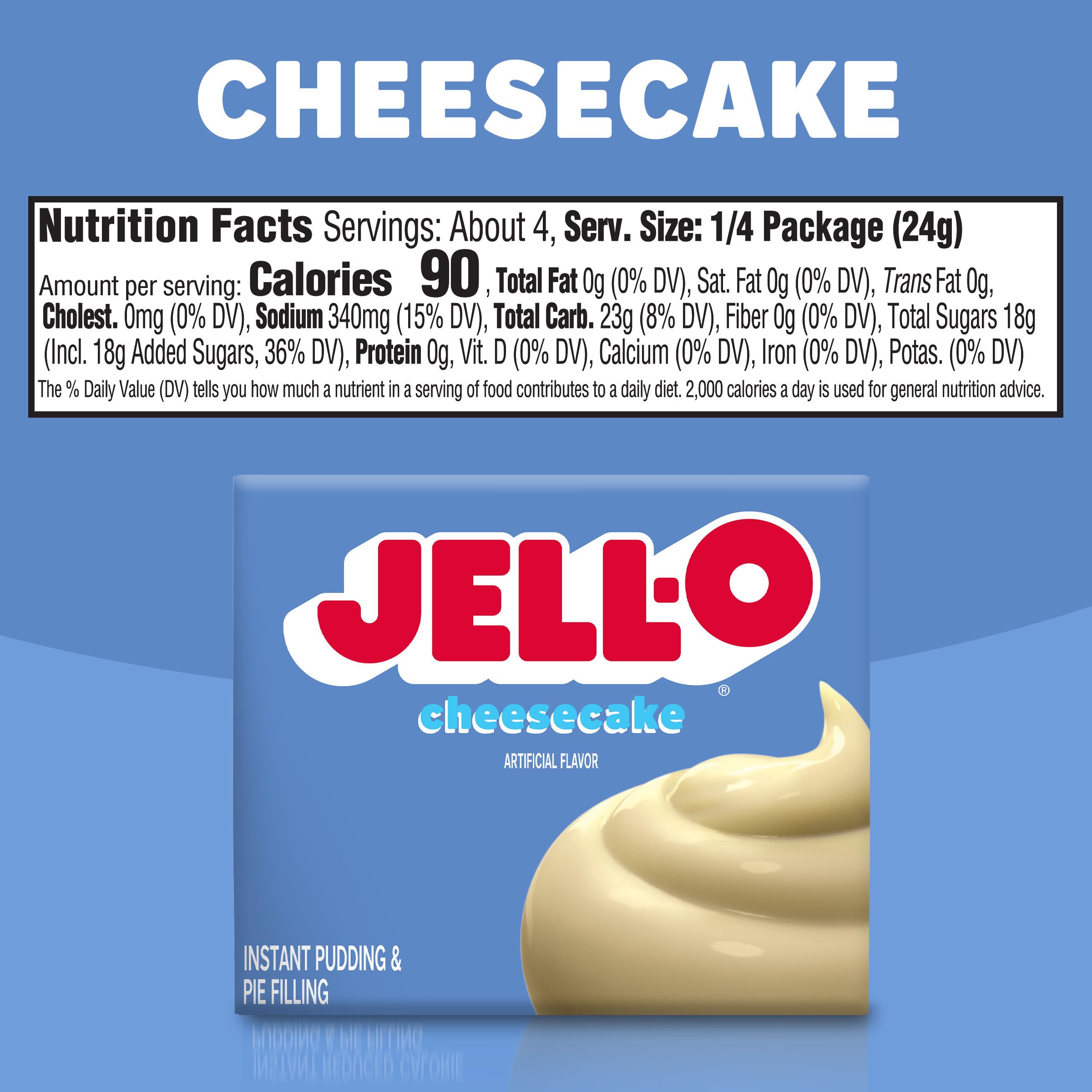 Jell-O Cheesecake pudding being stirred with cold milk, illustrating fast 5 minute preparation.