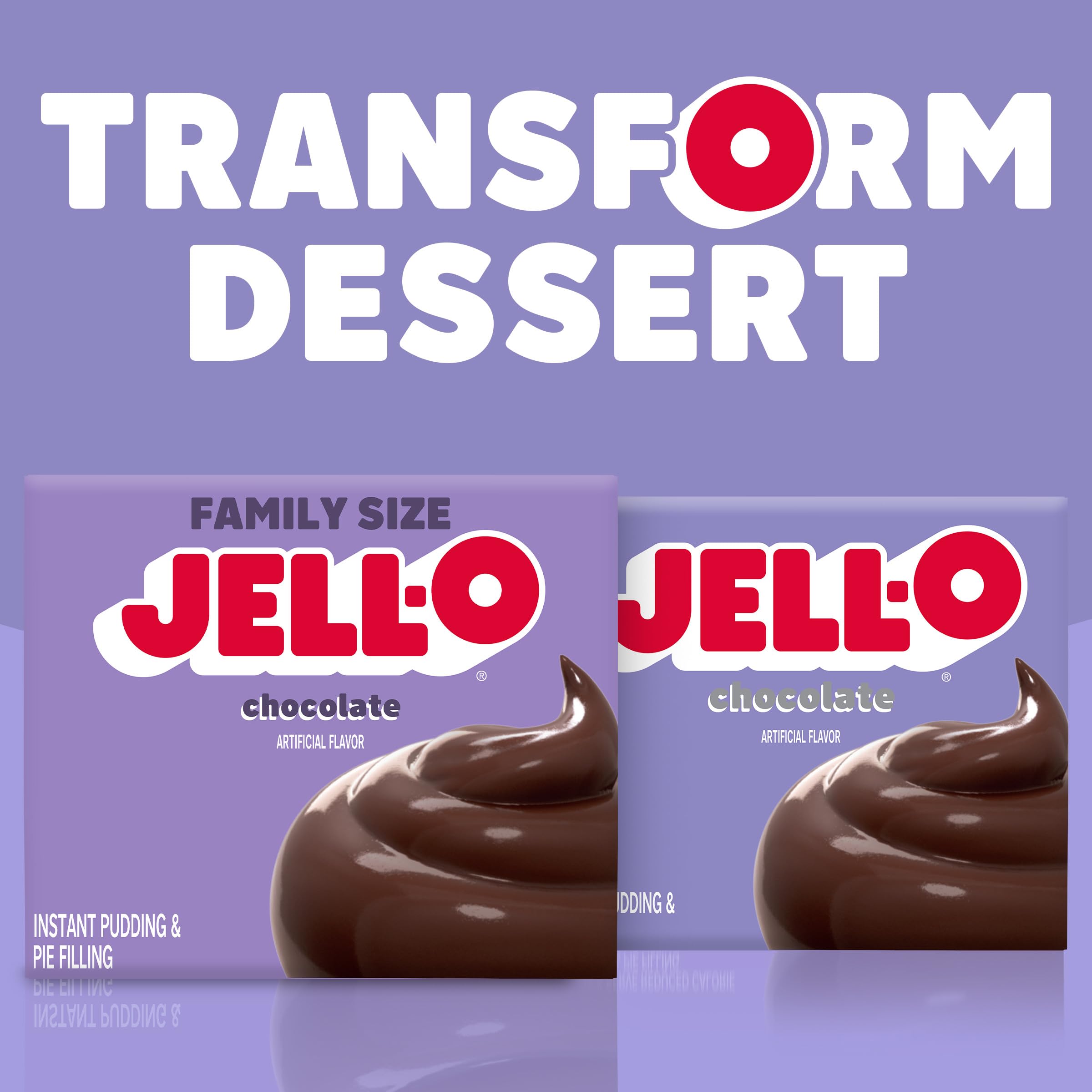 Chocolate pie filling base made with Jell-O pudding mix.