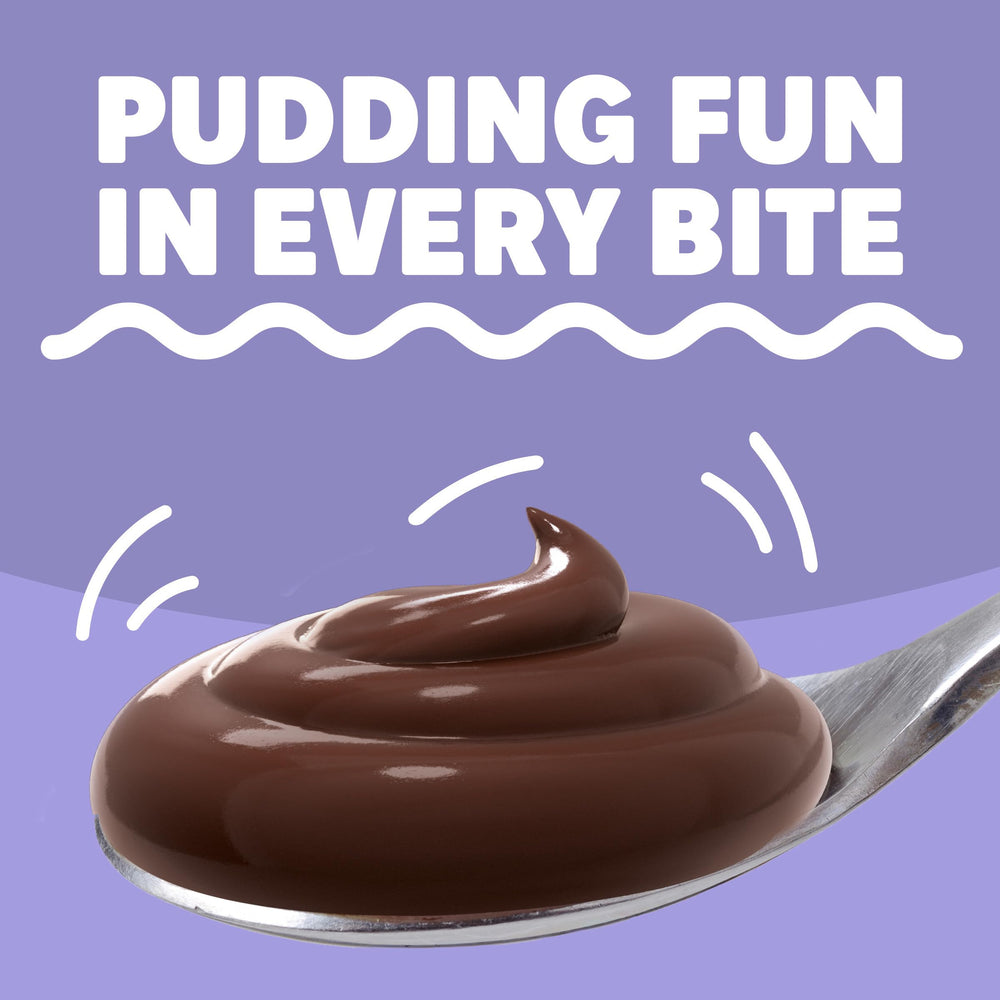 Crepes filled with Jell-O chocolate pudding for a delightful breakfast treat.