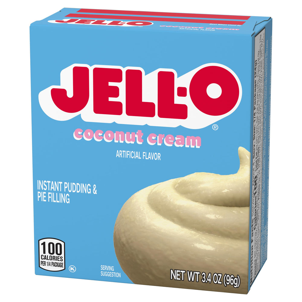 Jell-O Coconut Cream pudding parfaits ready for layering.