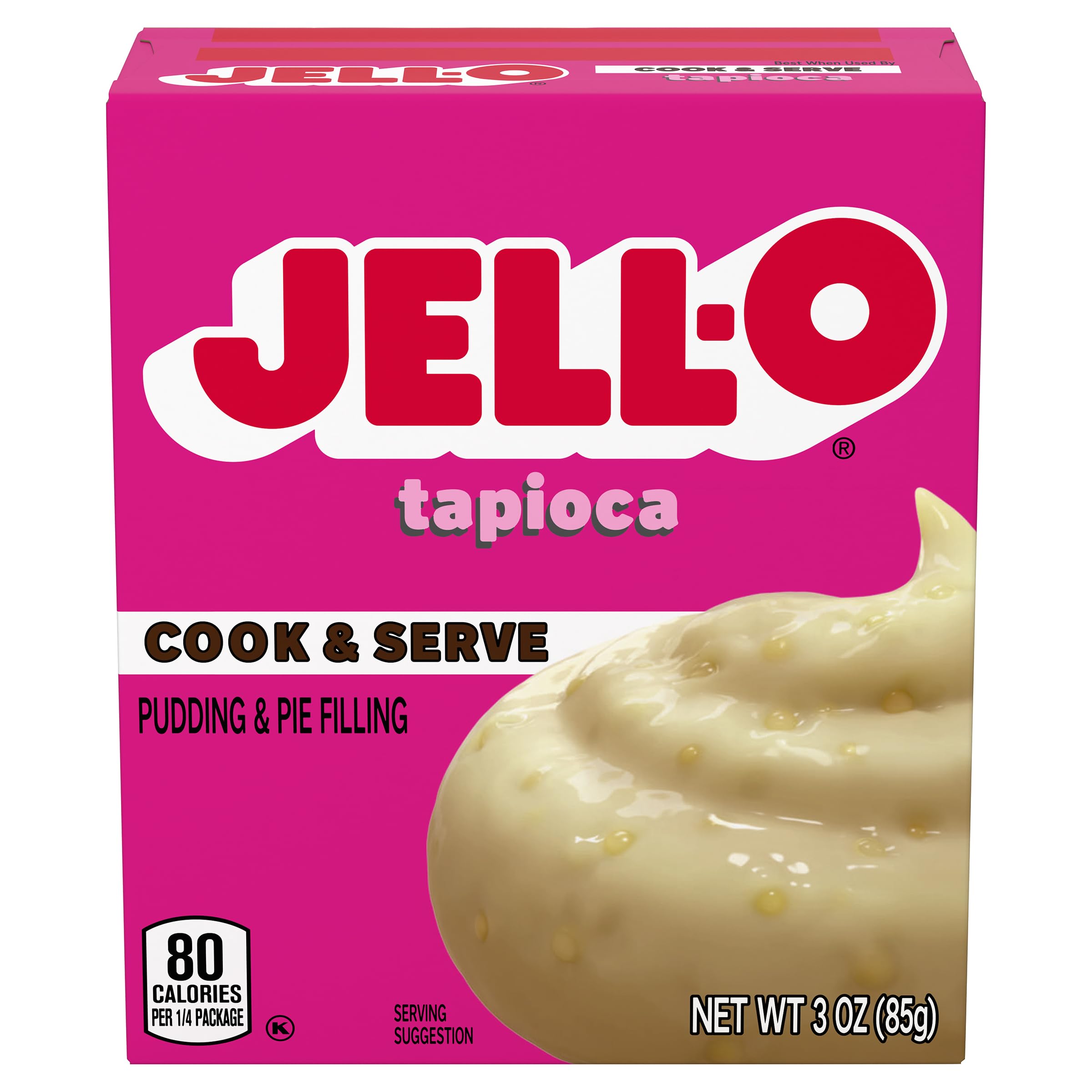 Jell-O Cook and Serve Tapioca Pudding Pouch; individually sealed for freshness