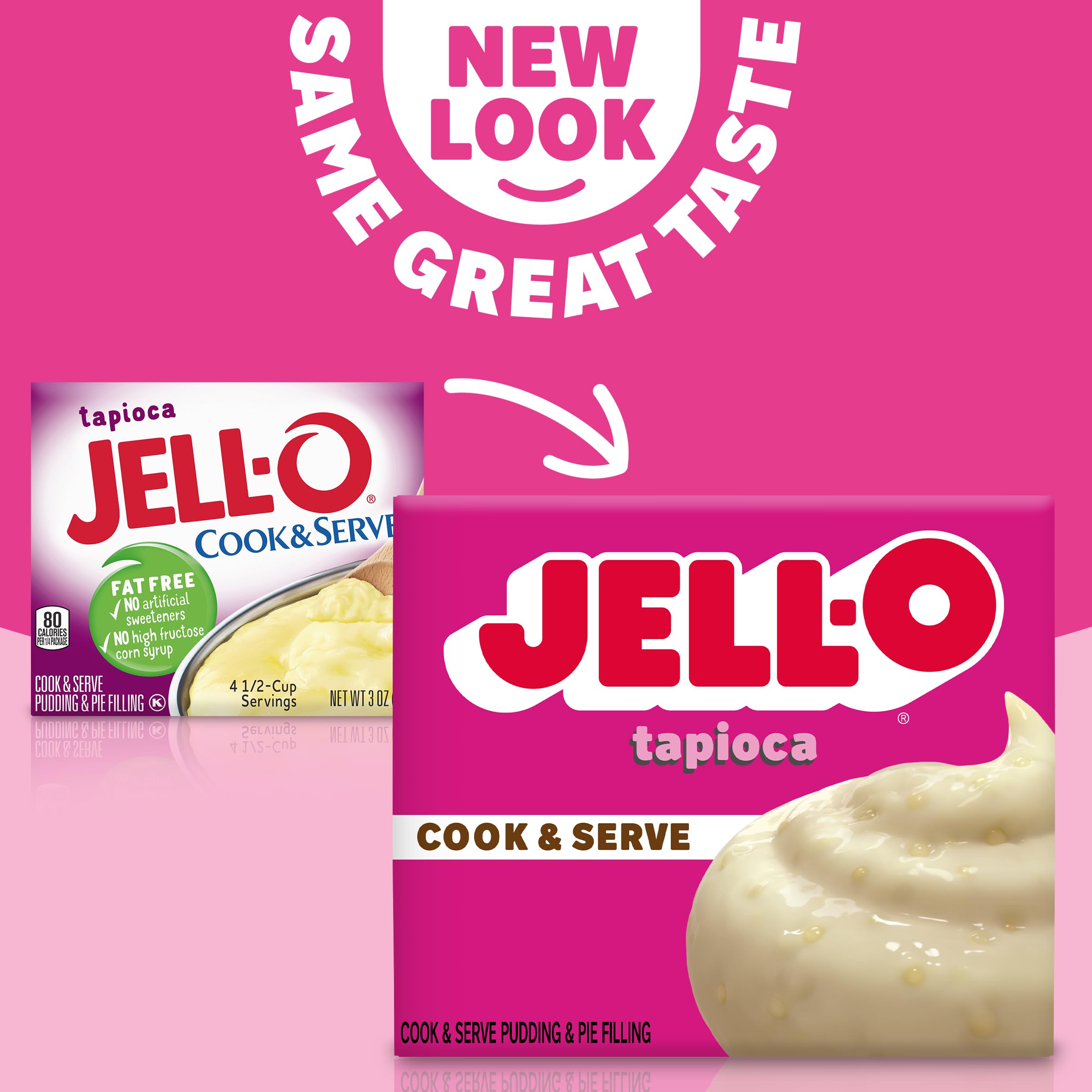 Jell-O Fat-Free Pudding; lighter option without sacrificing flavor