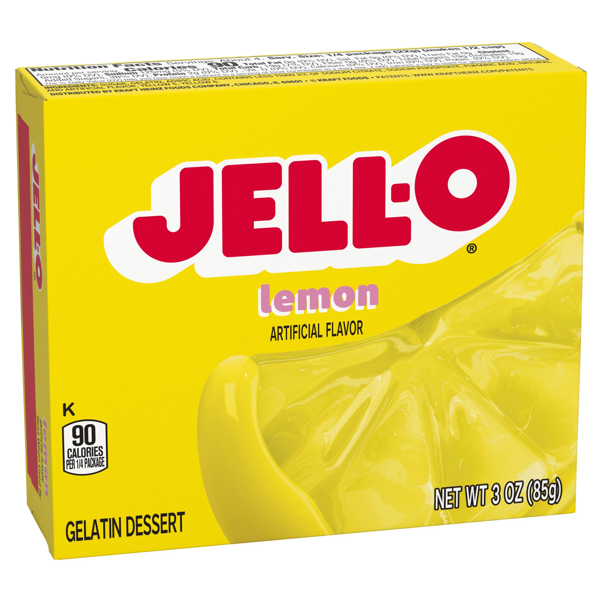 Versatile dessert ideas using Jell-O Lemon Gelatin