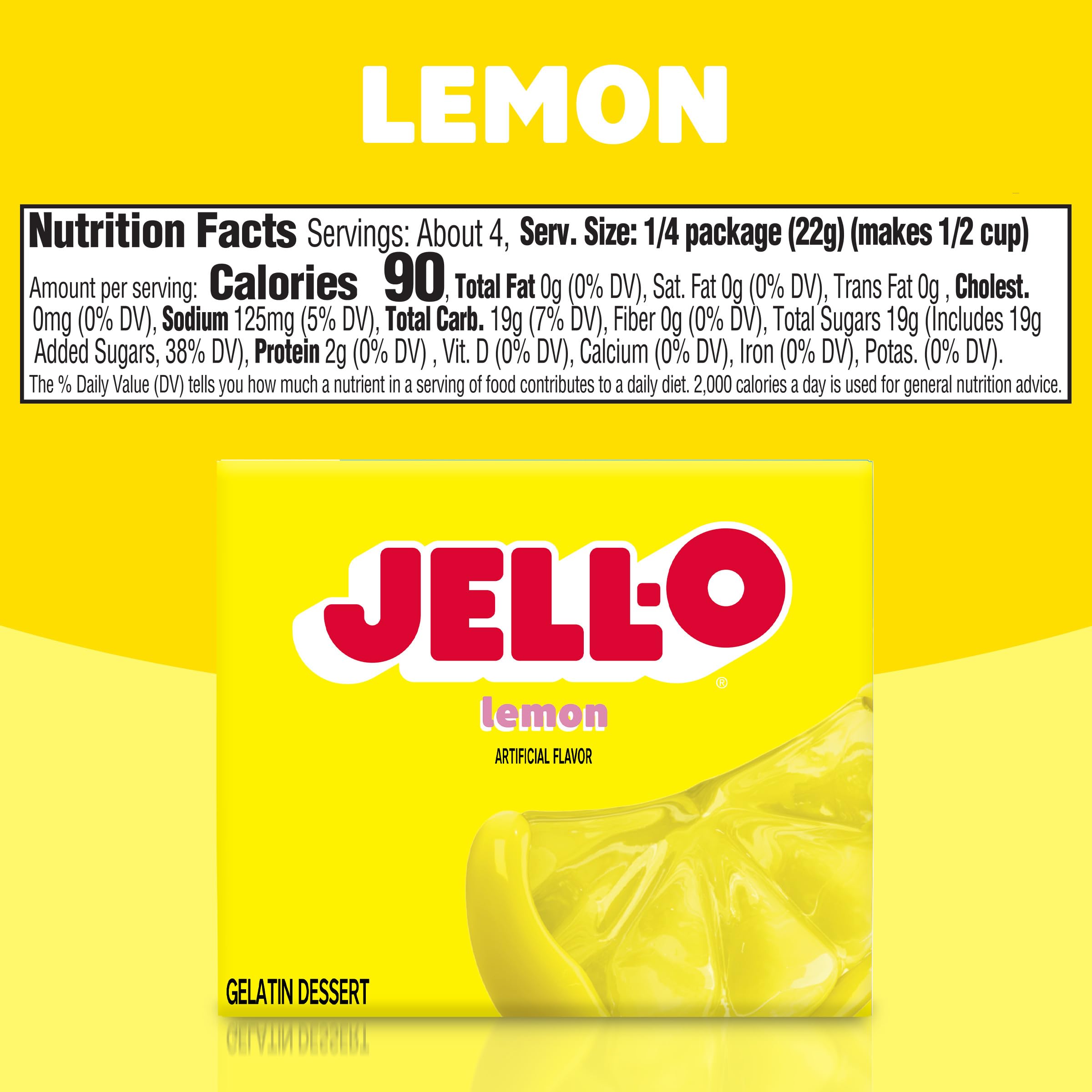 Dissolving Jell-O Lemon Gelatin in boiling water for smooth texture