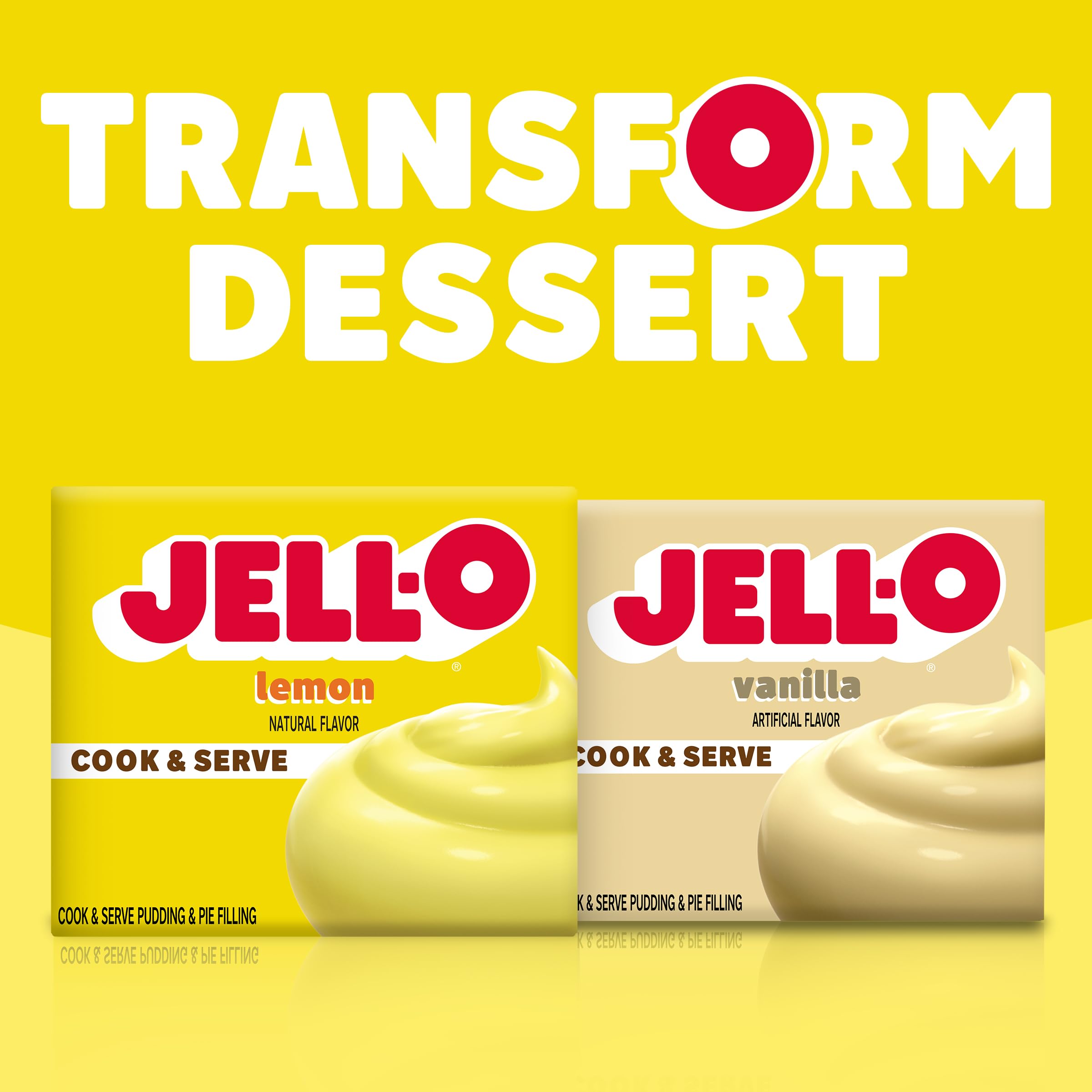 Jell-O Lemon pudding with egg yolk step example