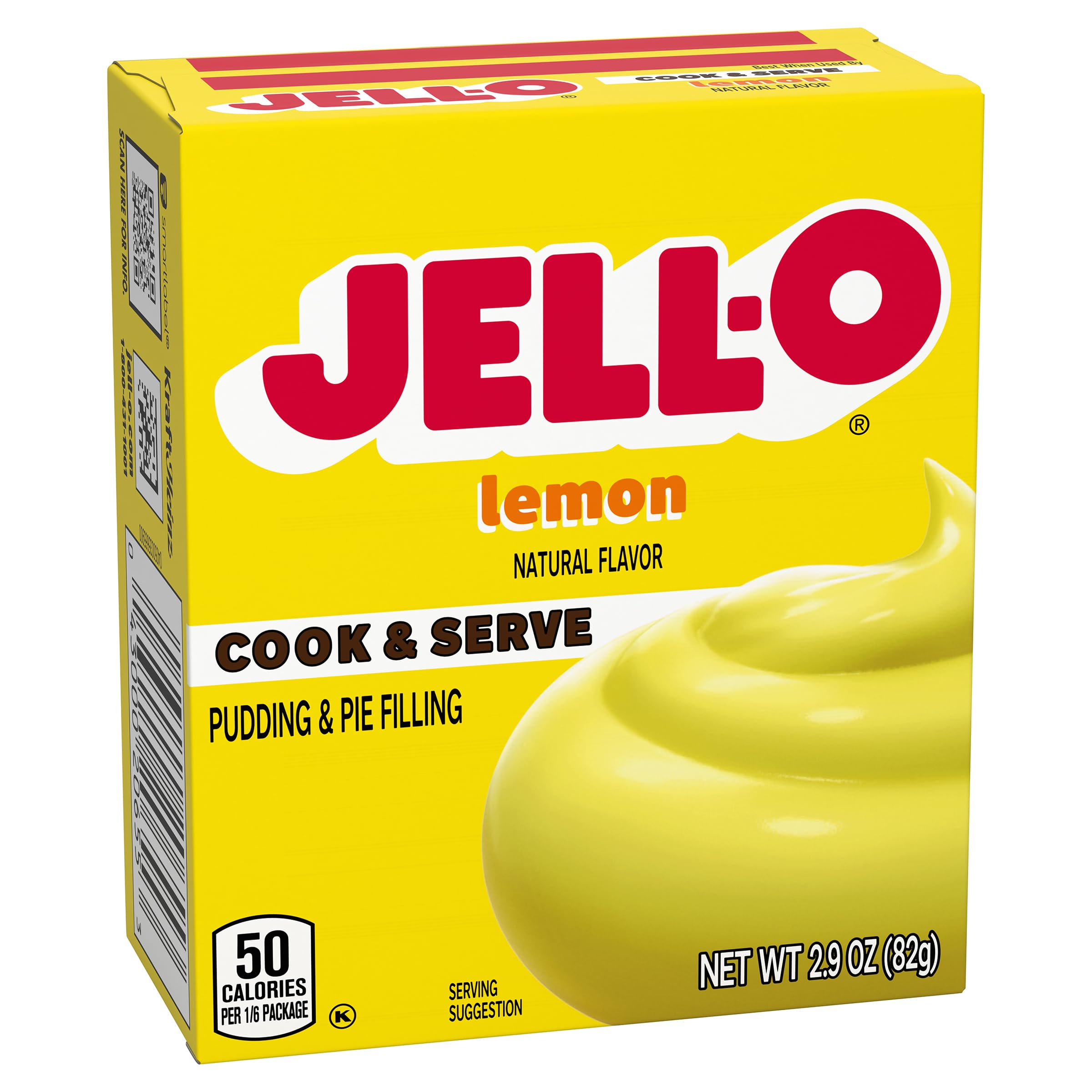 Jell-O Lemon pudding stovetop prep for creamy texture