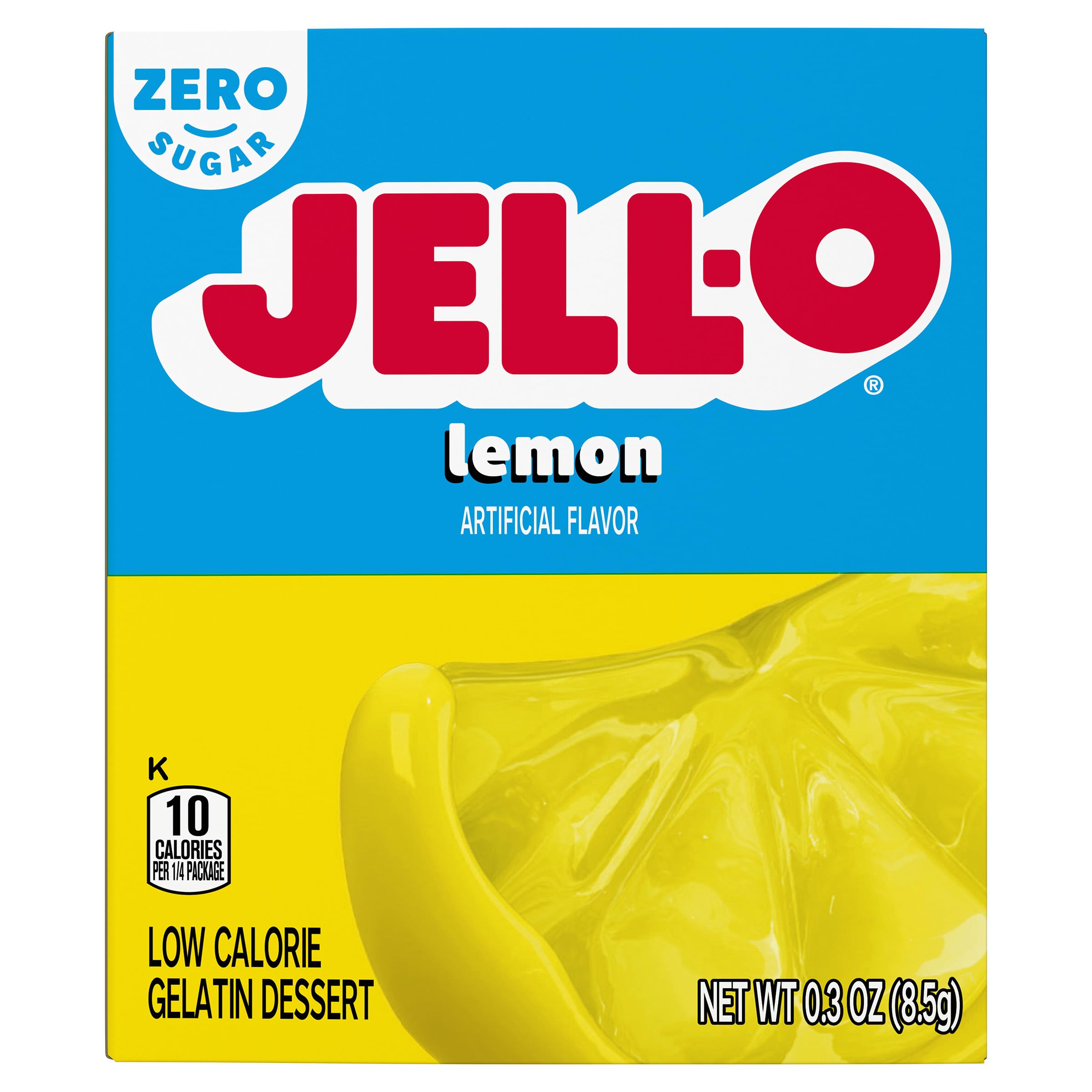 Chilled Jell-O Lemon Zero Sugar delivers a colorful, family-friendly jiggle perfect for celebrations