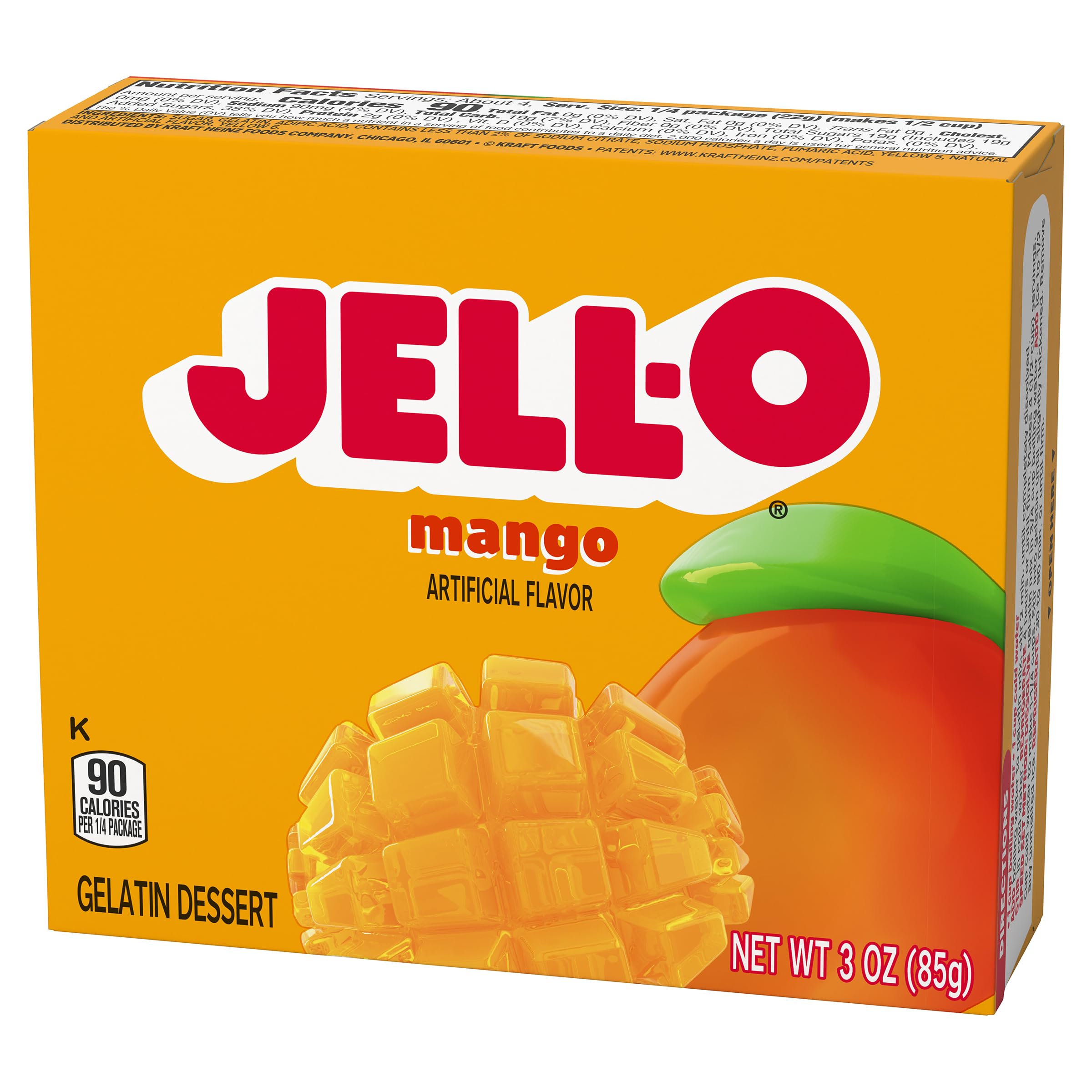 Layered Jell-O Mango Gelatin dessert ideas for colorful party treats.