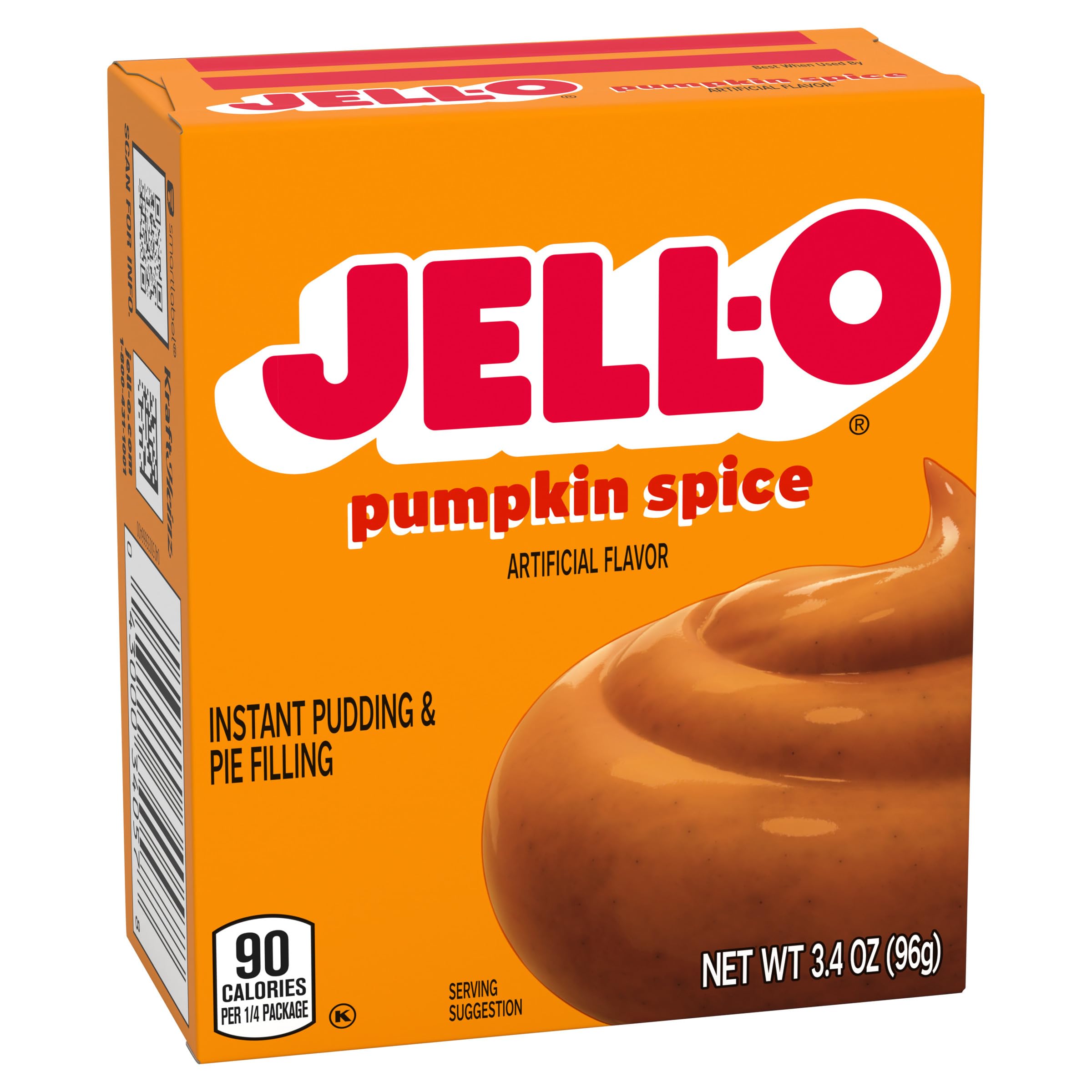 Jell-O Pumpkin Spice pudding served chilled