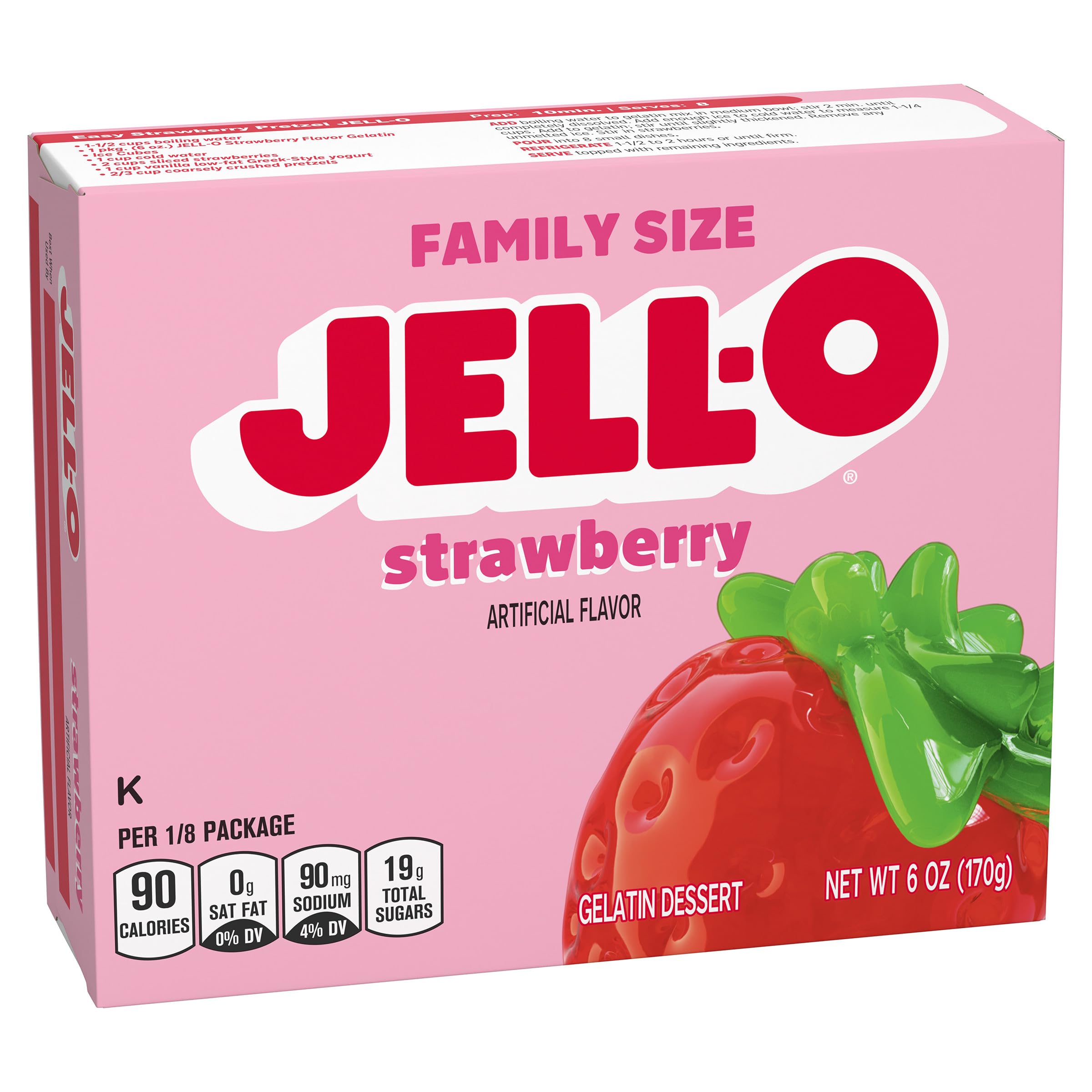 Family enjoying bright, wiggly Jell-O gelatin snack after meals.