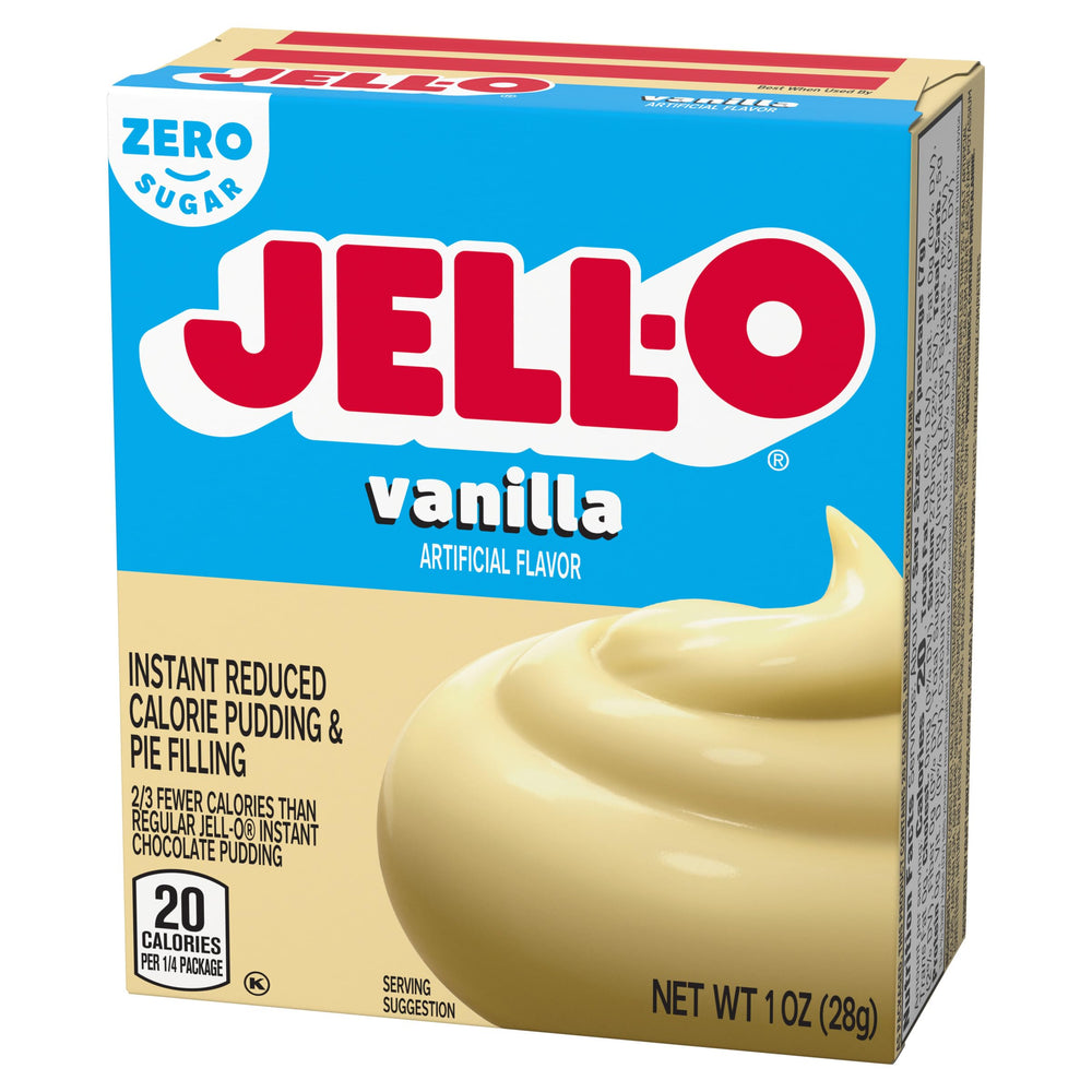 Jell-O Vanilla Pudding being whisked with milk for a quick creamy dessert