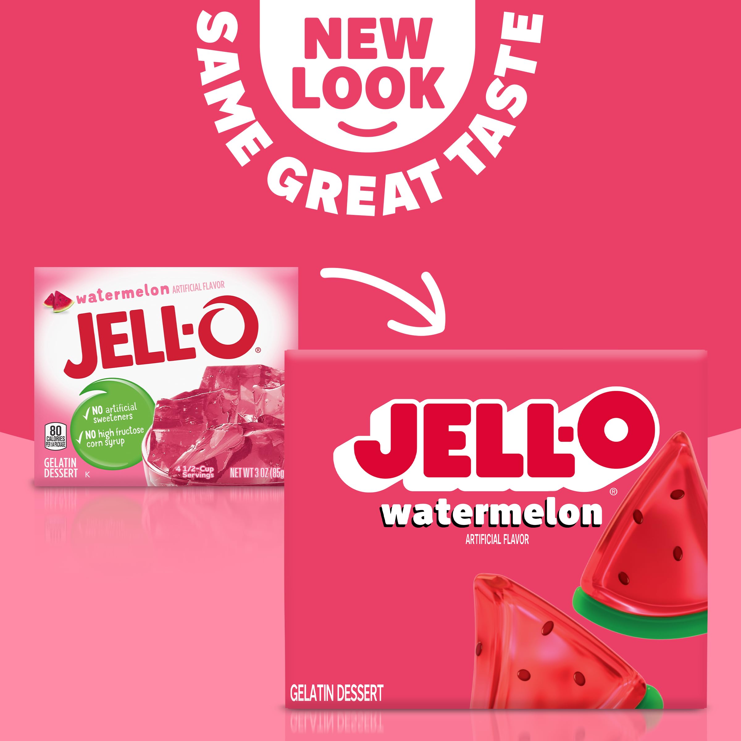 Jell-O Watermelon gelatin used in poke cake idea for fun gatherings.