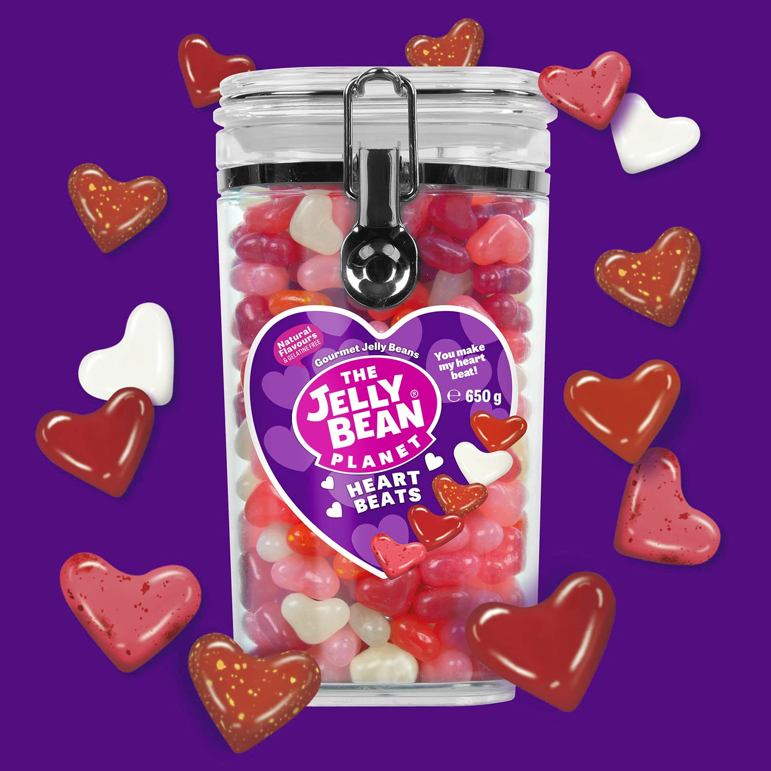 The Jelly Bean Planet colorful beans in a jar inspire colorful celebrations.