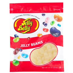 Jelly Belly A&W Cream Soda jelly beans bag highlighting resealable freshness.