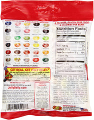 Assorted flavors close-up show vibrant, glossy jelly beans