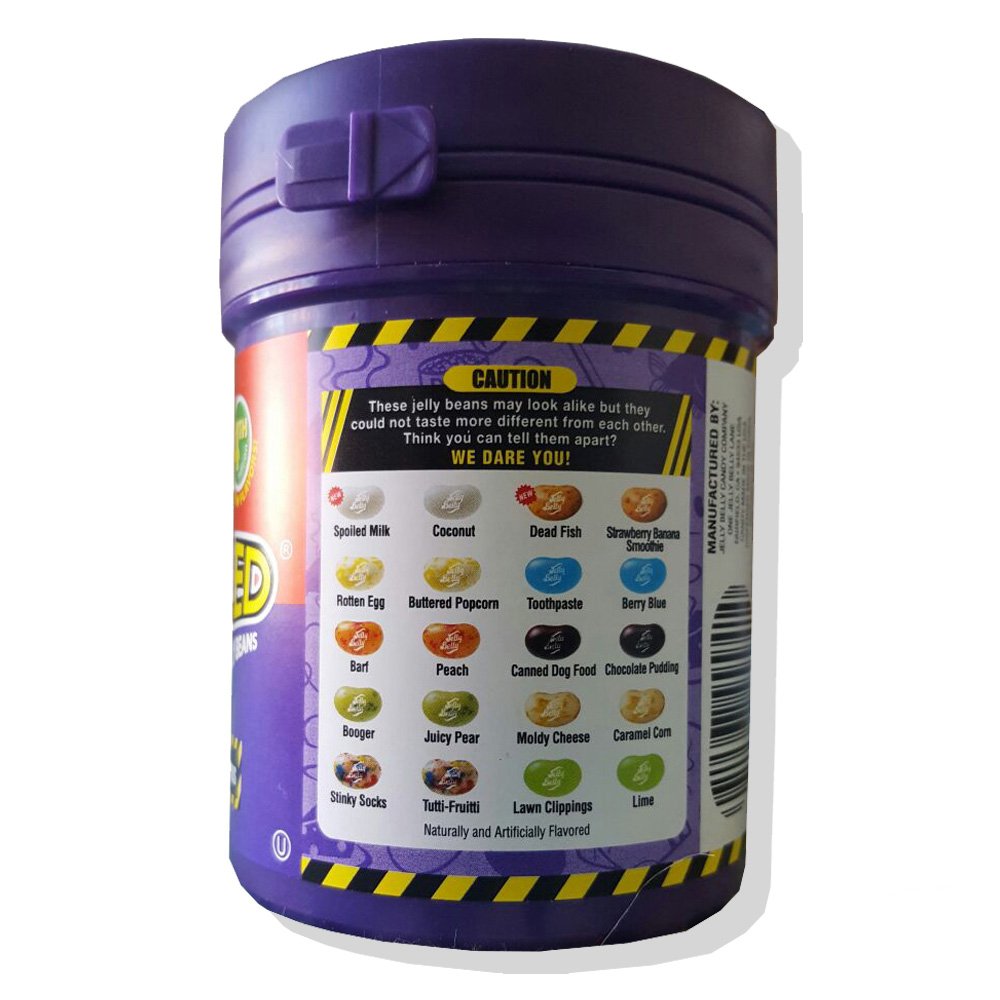 Jelly Belly BeanBoozled travel-friendly dispenser is ideal for on the go game nights