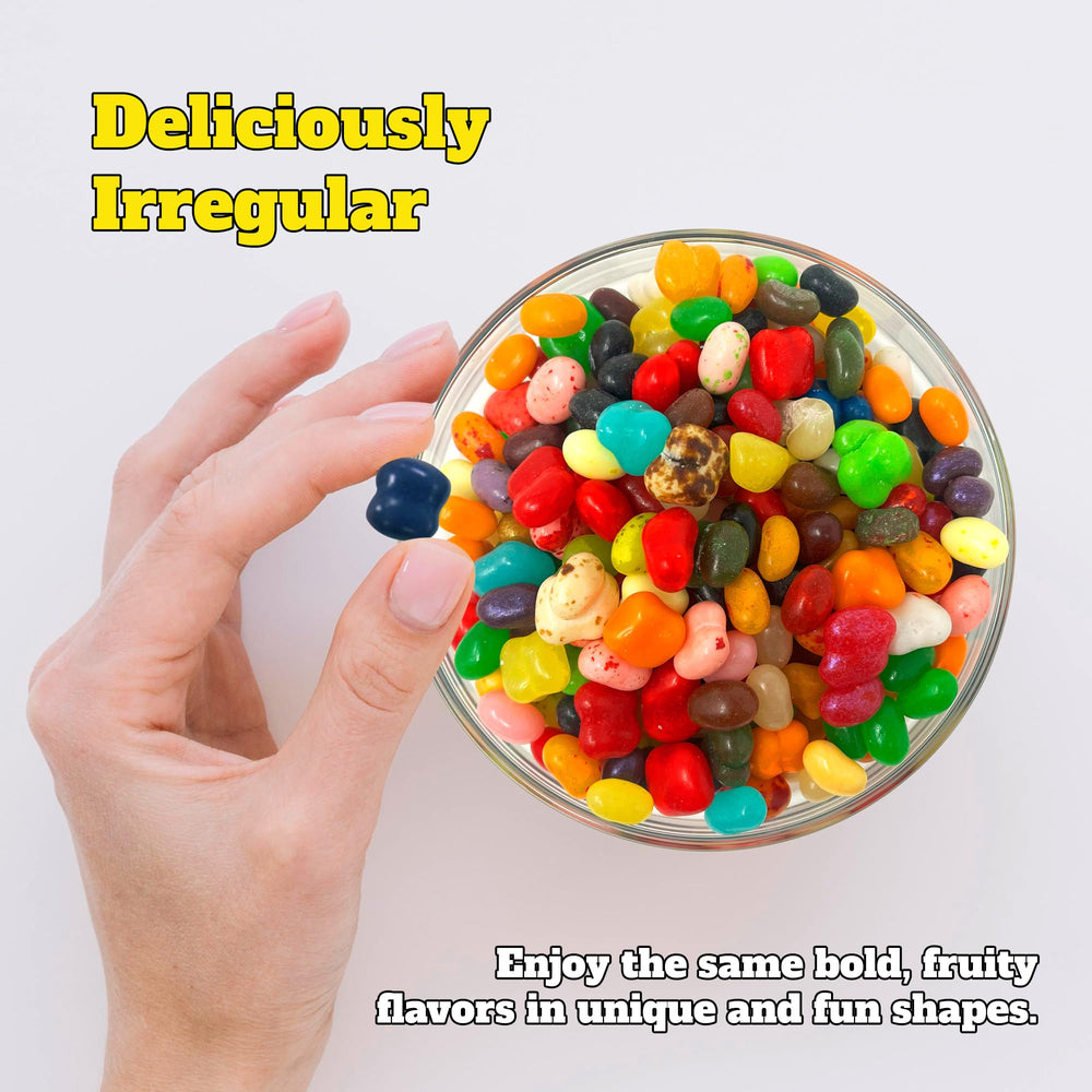 Jelly Belly Belly Flops 2lb bags on shelf-ready packaging ideal for gifts.