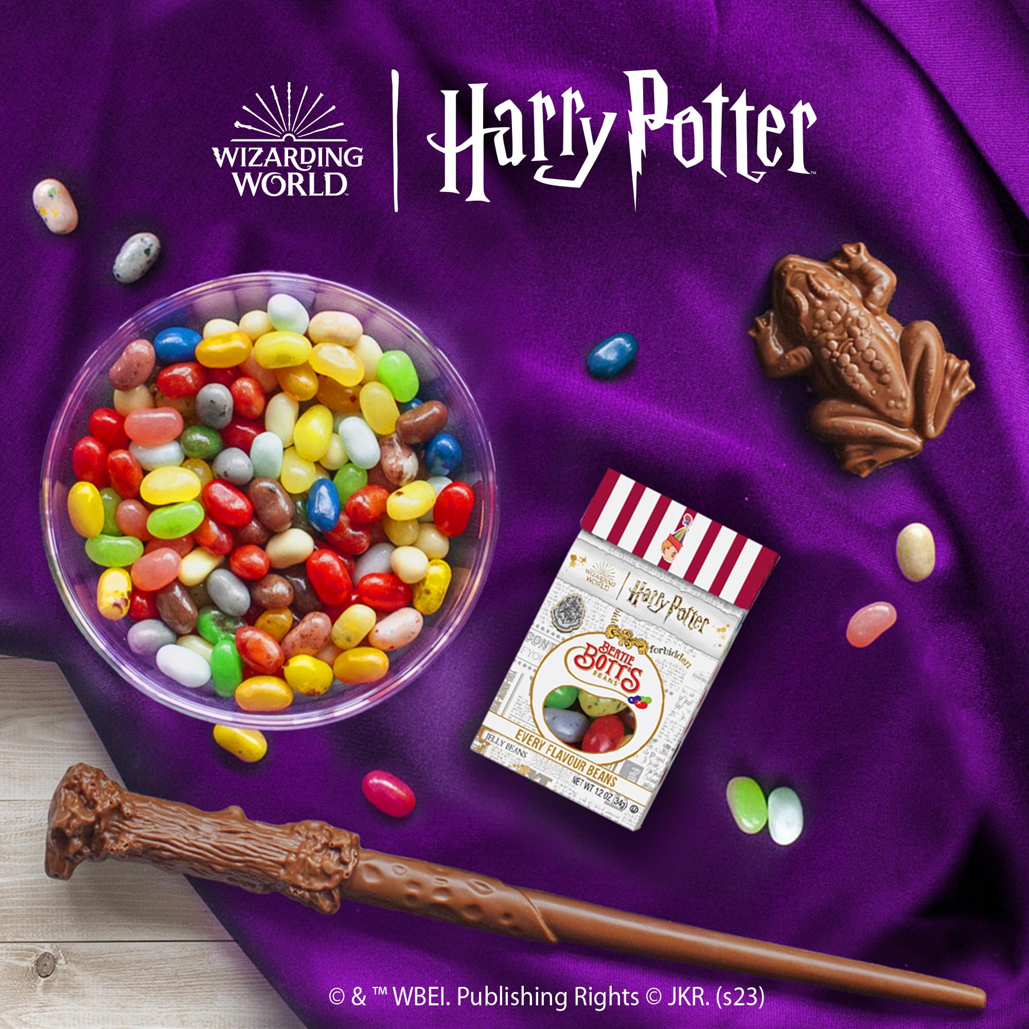 Giftable Jelly Belly Bertie Bott’s Beans packs for fans' celebrations.