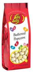 Jelly Belly Buttered Popcorn jelly beans in bags for party snacks.