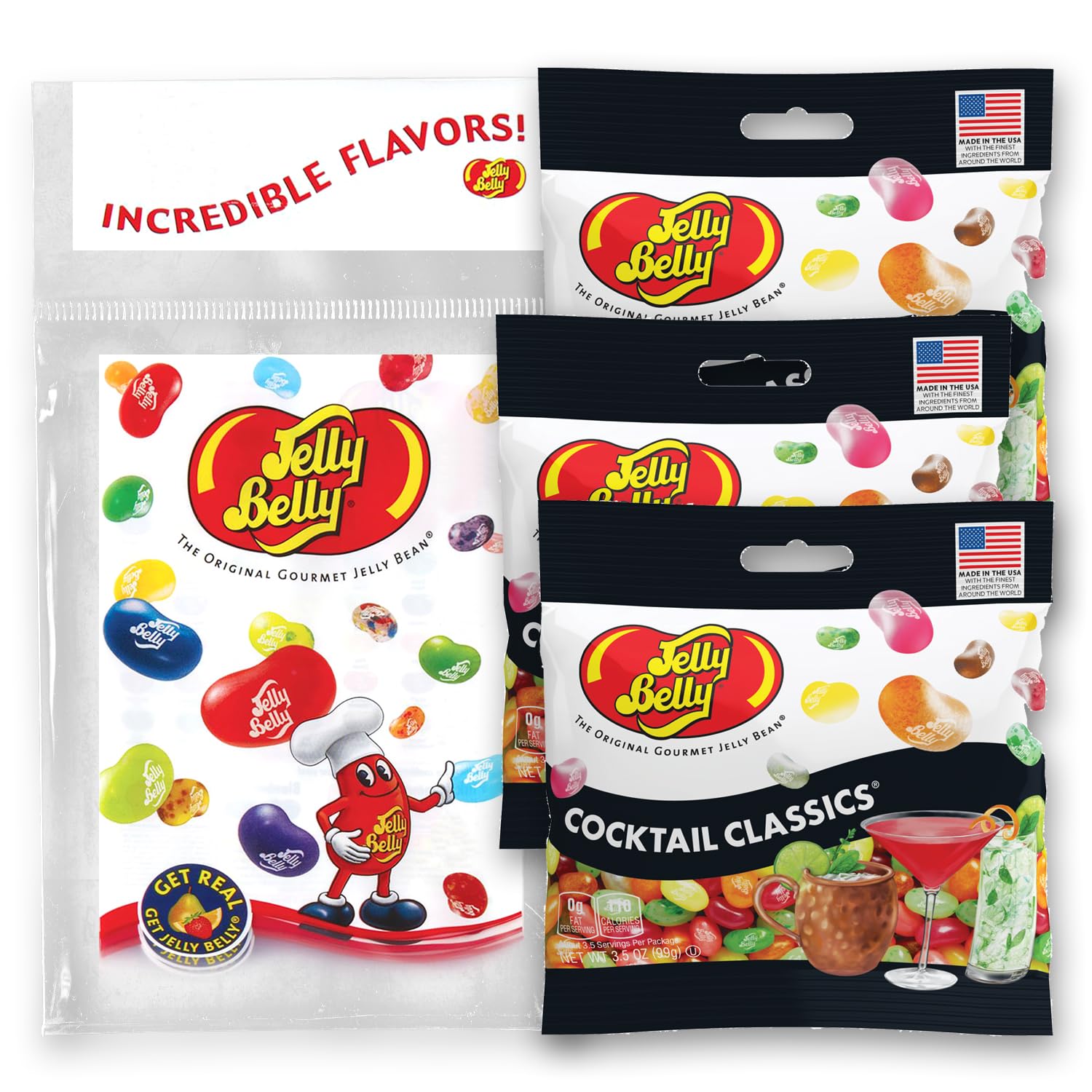 Jelly Belly Cocktail Classics Margarita bean, tangy and alcohol-free, ideal for parties
