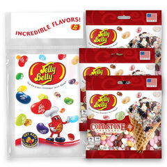Jelly Belly Cold Stone pumpkin pie grab-go 3-pack bags for on-the-go snacking