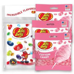 Jelly Belly cotton candy jelly beans pack on display, ideal for gifting.