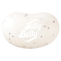 Jelly Belly French Vanilla jelly beans close-up with glossy coating.