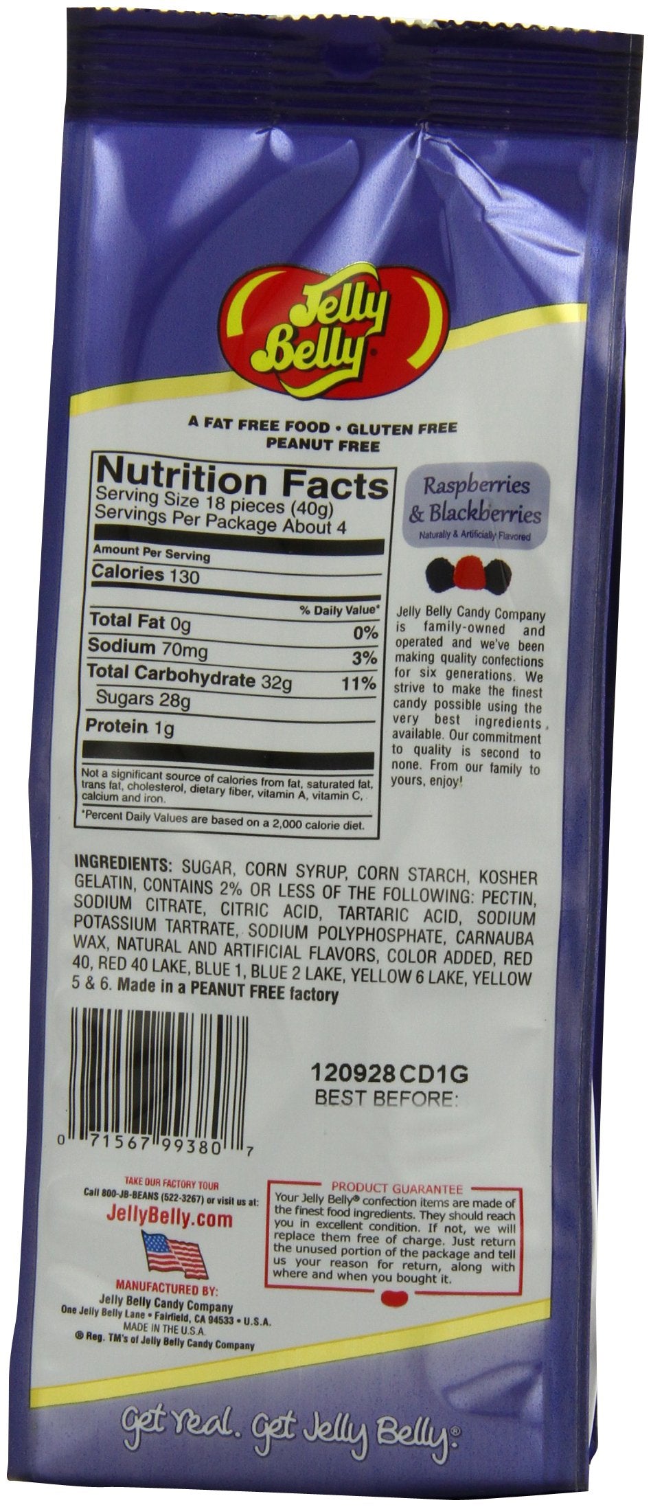 Jelly Belly fruity gel candies with crunchy seed coating offering a playful, textural bite