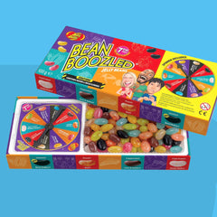 Jelly Belly Boozled packaging highlights portable gift-ready box design.