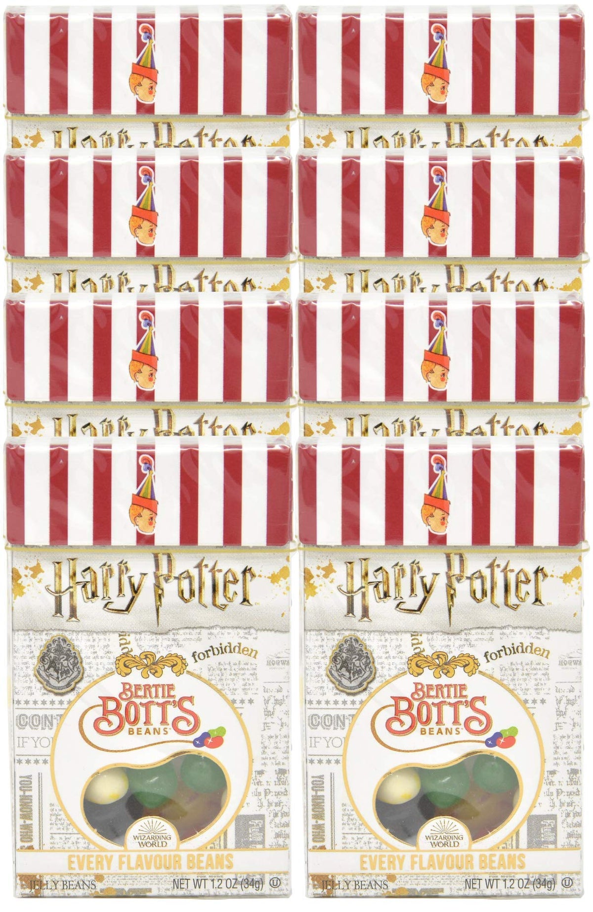 Jelly Belly Harry Potter Bertie Bott's box—perfect for party snacking and magical flavor adventures.