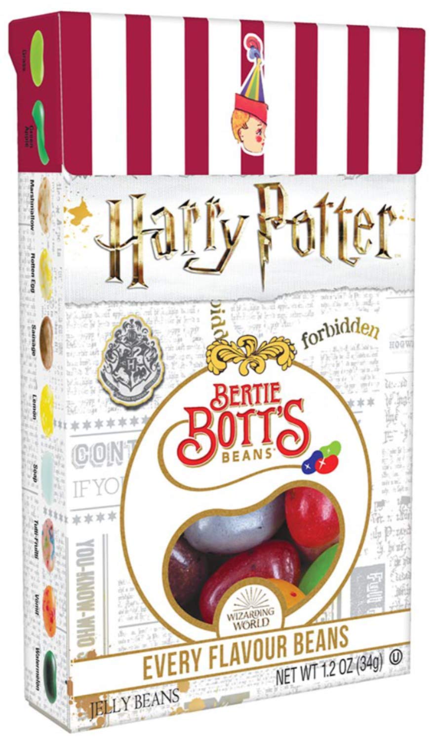 Jelly Belly Bertie Bott's packaging update—consistent quality for gifting.