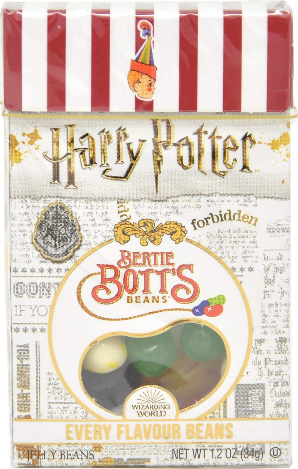 Jelly Belly Bertie Bott's variety medley—twenty flavors for adventurous snacking.