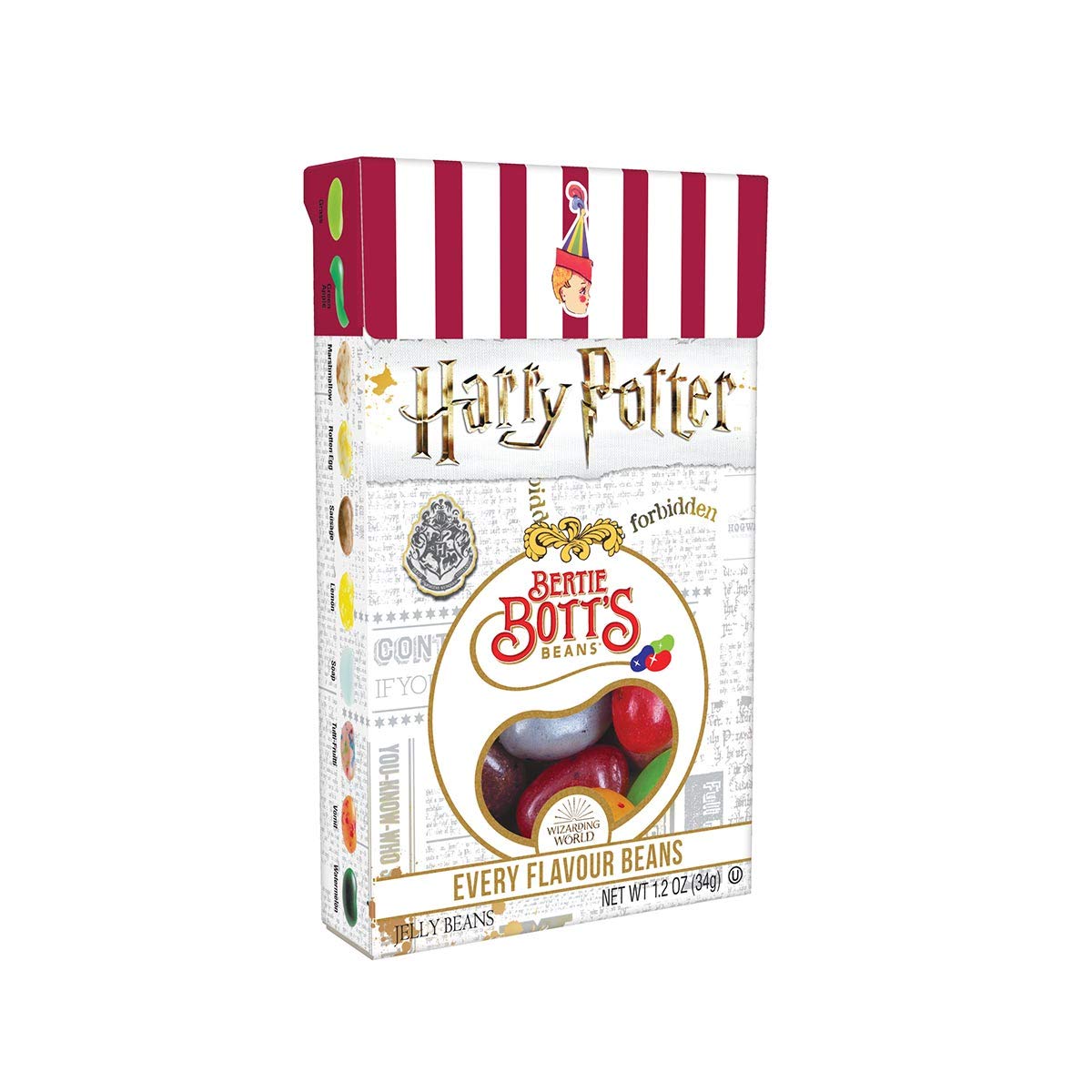 Close-up of assorted flavors showcasing the playful mix from Bertie Bott's.