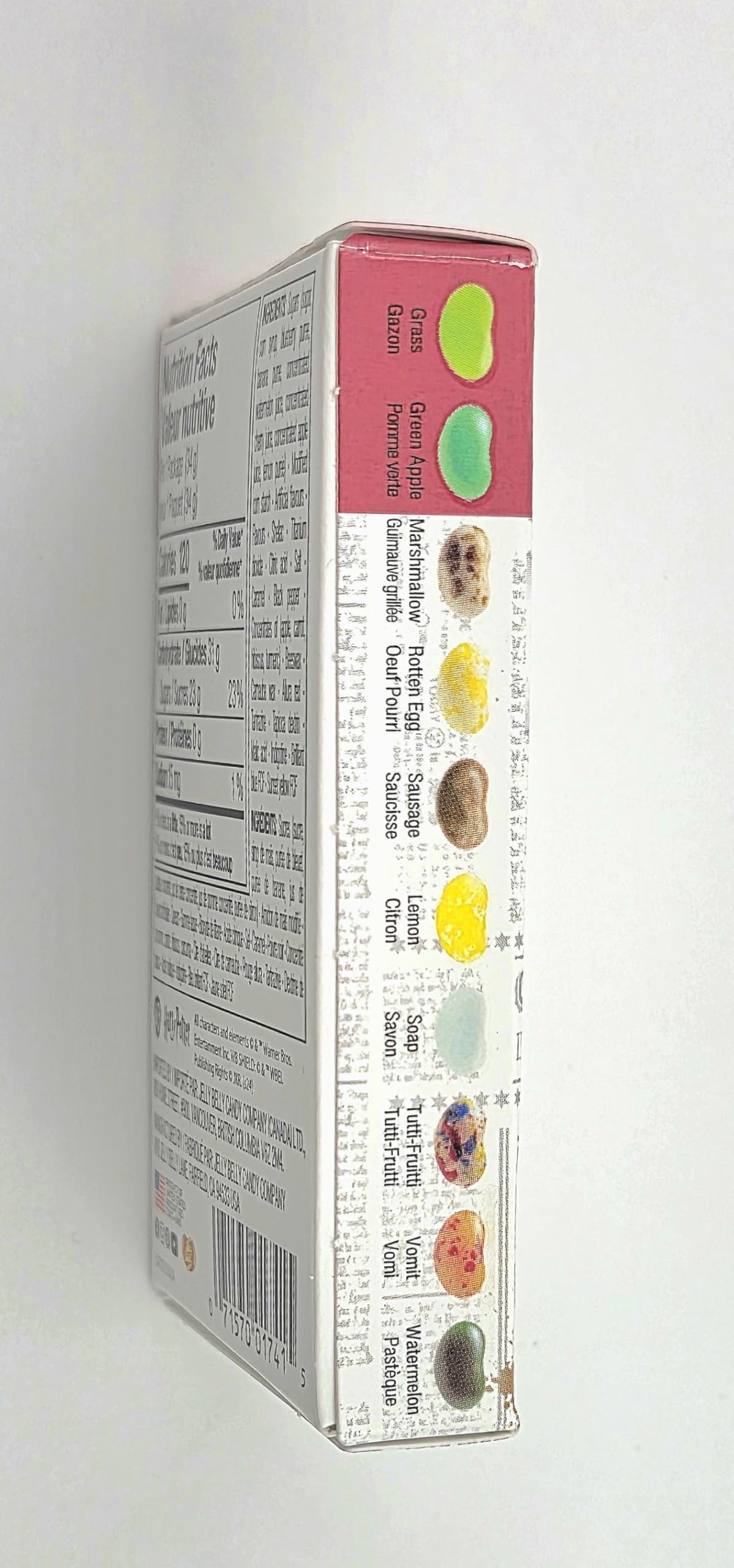 Jelly Belly Bertie Bott's Beans tasting mix highlights variety for game night.