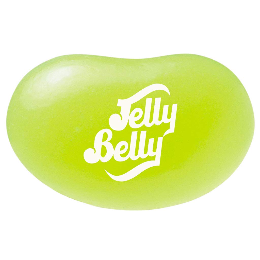 Two-tone Lemon Lime bean close-up reveals flavor contrast.