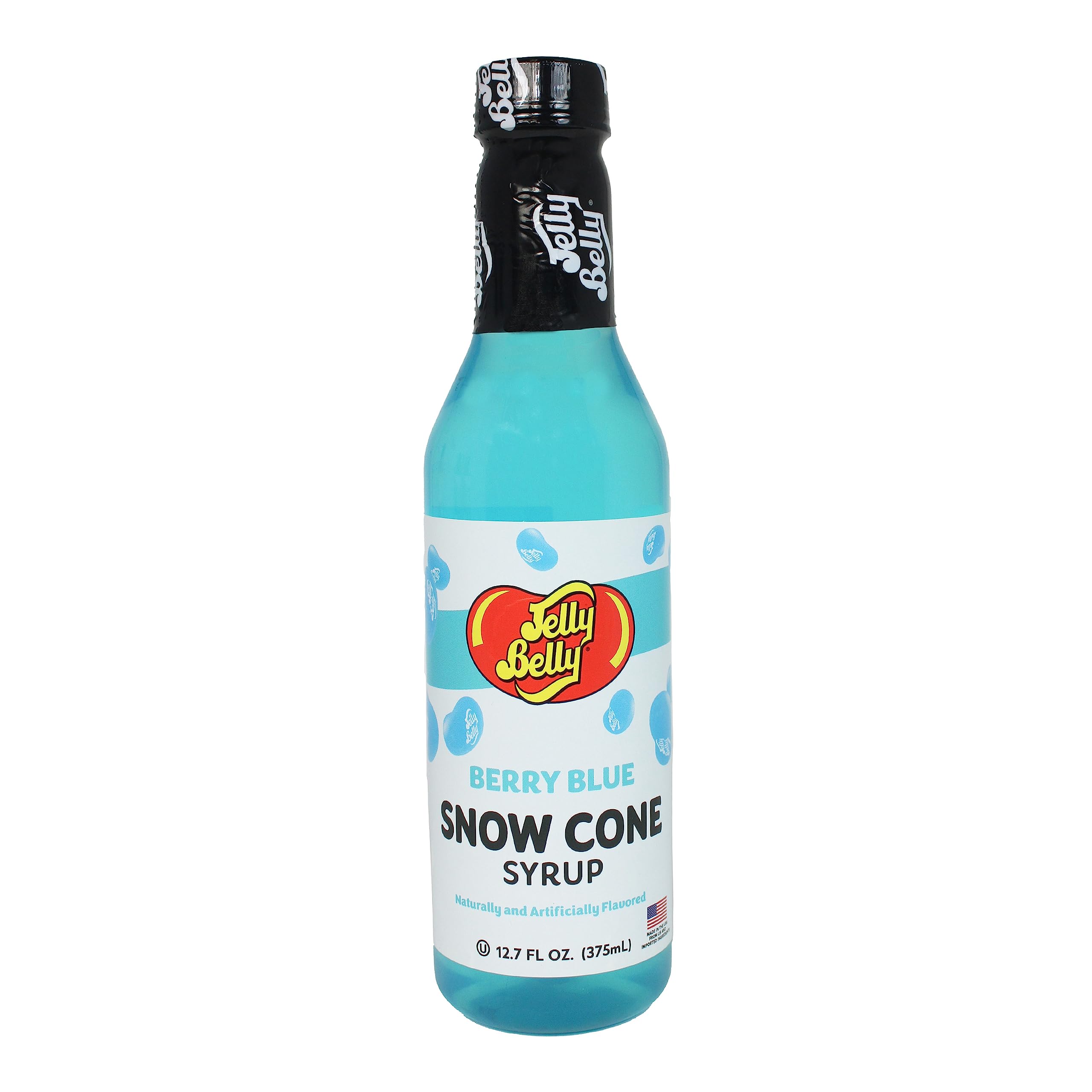 Four-pack Jelly Belly snow cone syrups arranged for gifting and party prep