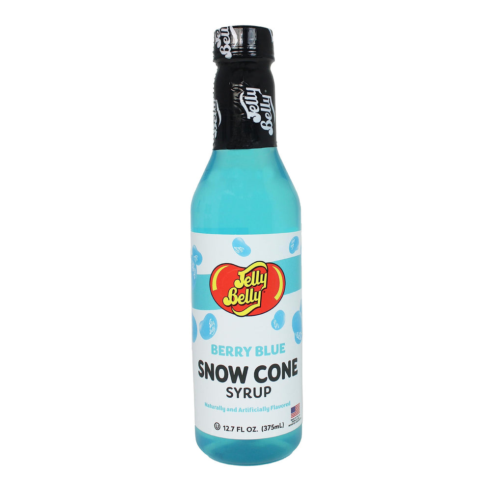 Four-pack Jelly Belly snow cone syrups arranged for gifting and party prep
