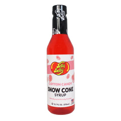 Jelly Belly Snow Cone Syrup watermelon bottle ready to flavor a cold slushie