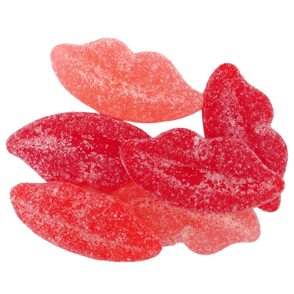 Two-pack display of Jelly Belly Sour Pucker Lips, ready for gifting or dessert tables.