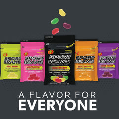 Jelly Belly Sport Beans assorted flavors emphasize variety to fuel workouts with tasty options.