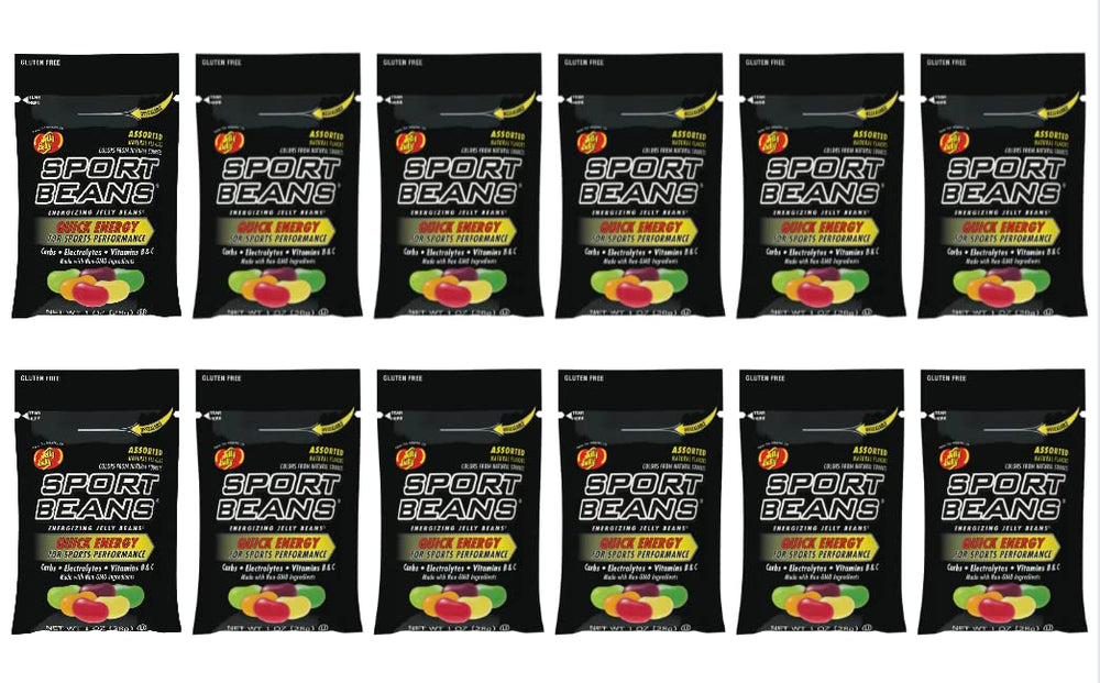 Jelly Belly Sport Beans Orange pack for quick energy during workouts.