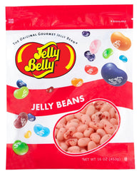 Jelly Belly Strawberry Cheesecake jelly beans in a resealable 1 lb bag for freshness.