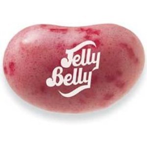 Close-up of Jelly Belly Strawberry Daiquiri jelly beans highlighting juicy flavor